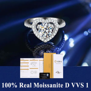 GRA Certificate D Color Moissanite Wedding Band Ring 925 Sterling Silver Eternity Band Rings For Women Jewelry Wholesale
