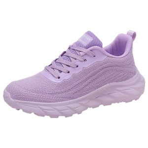 MAOLI | Purple Mesh Breathable Slip-Resistant Lightweight Running Shoes