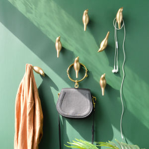 Creative Bird Decorative Wall Hooks Single Hook