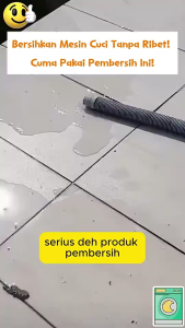 SO EASY Pembersih Mesin Cuci dengan Formula Ampuh Dijamin Bersih 100% Menghilangkan Kotoran dan Sisa Deterjen Secara Efektif / Pembersih Mesin /Cuci Washing Machine Cleaner Premium