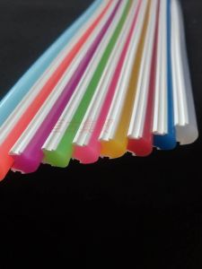 Ống Đèn Neon Rời Hai Màu LED Mềm Tròn Cho Quảng Cáo Trong Nhà Đèn LED Trong Suốt Bằng Silicon Bảo Hành 2 Năm Không Có Điều Khiển Thông Minh