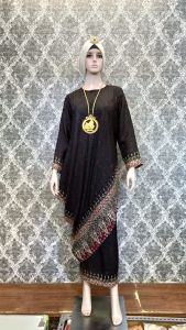 Setelan Rok Batik Viscose Silk Modern | Set Rok Batik Viscose Semi Sutera Premium  Baju Stelan Pesta