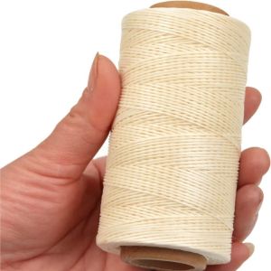 220m/Roll Nylon Leather Sewing Waxed Thread Practical Long Stitching Thread for Leather Craft DIY Bookbinding Shoe Repairing