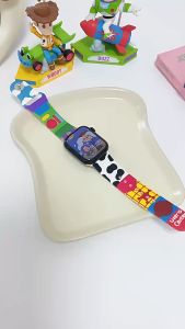 Cartoon Toy Story Silicone Watch Strap Iwatch 1/2/3/5/Se/6/7/8/9 Suitable For Models 38 40 41 44 45 49mm