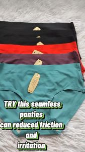 Victoria Spring Women Plain Silk Seamless Panties 3 Pcs Per Pack