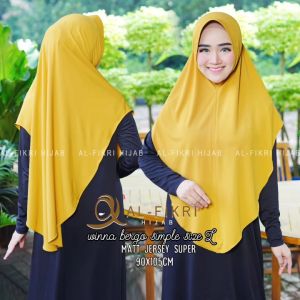 Mels Hijab - Wina L (Jilbab Bergo Daily Pad Antem Jersey Super) Kerudung Simple Kekinian