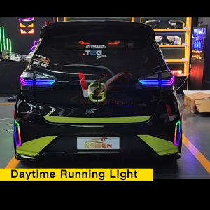 Perodua Myvi GEN3 G3 2022-2024 Facelift RGB CSL LED Rear Bumper Reflector LED With Signal Running