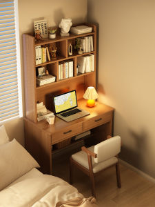 OYIla | Desk Bookshelf Study Writing Home Computer Table