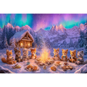 Crow Dark Sky 500/1000/1200/2000Pieces Jigsaw Puzzles Family Activity Games for Gameroom Bedroom Gifts Home Decor