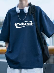 Áo Thun Cotton Nam Tay Ngắn Mùa Hè Dáng Rộng Thoải Mái in Họa Tiết Động Vật Thường Ngày Thời Trang Mùa Hè 2024