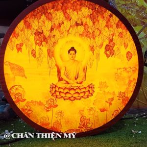 Đèn Thờ Hào Quang Trúc Chỉ In Nhiều Mẫu Trang Trí Bàn Thờ Treo Tượng Phật CTC-HQ-02