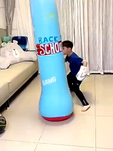 [TẶNG BƠM] Trụ đấm bốc hơi  cao 160cm và 120cm cho bé giúp bé rèn luyện nâng cao  thể lực giải tỏa đầu óc tăng phát triển