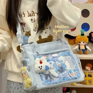SALUTATION | Large Capacity Transparent Anime Style Crossbody Bag
