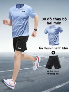 HROLRN | Bộ Áo Chạy Bộ Khô Nhanh Mượt Mà