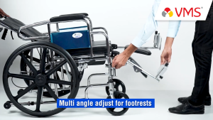 Reclining Wheelchair with Commode Toilet or without Commode For Adult Foldable Wheelchair - Heavy Duty