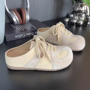 รองเท้าส้นแบนแบบสวมสำหรับคุณแม่ รองเท้าลำลองสำหรับใส่ในฤดูใบไม้ร่วง รองเท้ากีฬาแบบสวมสบาย รองเท้าพ่อ รองเท้าส้นแบนสำหรับคุณแม่