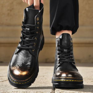 NUDANLAI | Mens High-top Thick-sole Work Boot