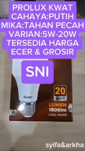 Lampu LED Putih Bergaransi Bohlam LED Lampu Bohlam LED PAKET 10PCS