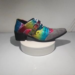Prelesty Sepatu Cowok Kulit Pantofel Oxford Pria Rainbow Klasik Slop Formal Kerja Kantor Pesta Resmi Tanpa Tali Kuliah Keren 325