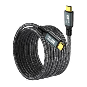 Type C to Type C PD100W Fast Charging Cable USB 3.2 20Gbps ThunderBolt 3 8K 3m Extend Data Cord For iPhone 15 Pro Max MacBook