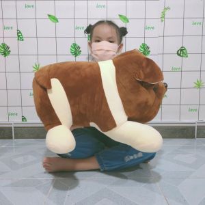 GẤU BÔNG CHÓ PUG MẶT XỆ 100% GÒN MỀM MỊN AN TOÀN DỄ THƯƠNG CHO BÉ