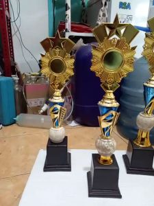 Piala Lomba Juara 1 2 3 4 (N0.01 BODY BIRU MARMER+RASER) \\\"costum\\\" FREE STICKER (BOLEH satuan)TERMASUK SETICKER DAN FREE DESIGN