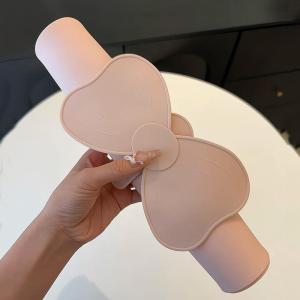 Pink Butterfly Knot Baby Dining Mat Silicone Heat Resistant Table Mat 2024 New Waterproof Heat Insulation Pad Anti-Scald High Temperature Resistant