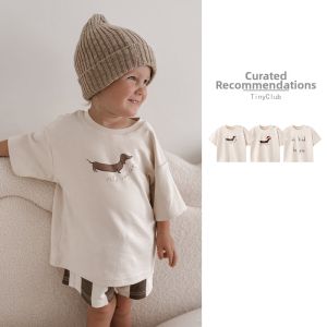 tinyclvb | Áo Thun Cổ Tròn Tay Ngắn