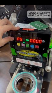Máy dập miệng ly tự động FEST RC-95B - Mẫu mới ép nắp cốc không cần mắt thần