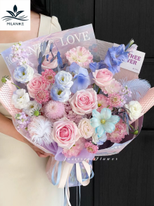 Milan New Spring Oil Painting Series: Floral Art Gift Packaging & Simple DIY Material