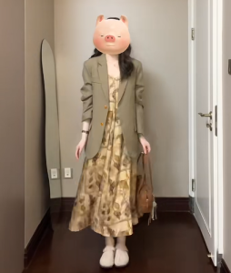 CHANGTONG | Chic Korean Style Two-Piece Suit Elegant Dress And Blouse Set High Quality Cotton Long Sleeve Button Up Fashionable Outfit