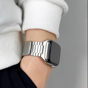 Stainless Steel Strap For apple watch series 10 9 8 7 6 5 4 SE strap 38mm 40mm 41mm 42mm 46mm 44mm 45mm watch strap Bracelet for apple watch ultra / ultra 2 49mm Sport Metal WatchBand