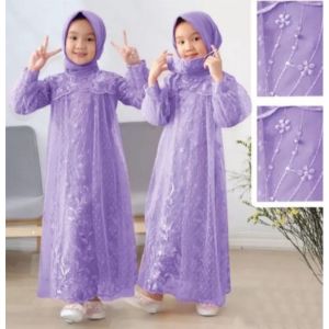 Kebaya Anak Perempuan Gamis Liana Kids Gaun Pesta Kondangan Usia 3 12 Tahun Kekinan Terbaru