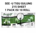 tisue toilet bathroom 10roll see u. 