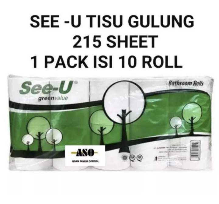 tisue%20toilet%20bathroom%2010roll%20see%20u%20-%20Image%203