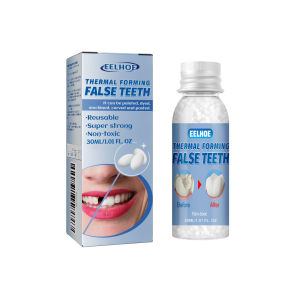 EELHOE | EELHOE Thermal Forming False Teeth Cosplay Cosmetic Temporary Tooth Repair Gap Filling Material Safety Denture Adhesive Beads
