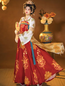 CHANPEI | Red Everyday Chinese Style Qi Xin Ruxuan Ancient Costume