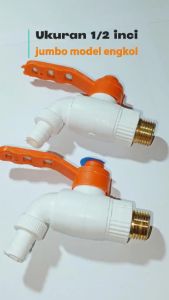 Keran Air PVC PPR Jumbo & Drat Kuningan 1/2 Inci