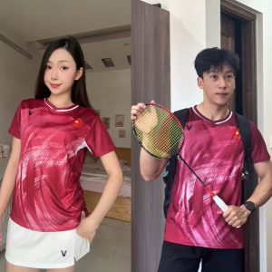 Áo Cầu Lông Quần Cầu Lông Bộ Cầu Lông Nam Nữ Chuyên Nghiệp Vải Thoáng Khí A929 - V Badwear