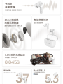 TANCHJIM Angel Jimi Mino I Starlight Feather True Wireless TWS Active Noise Cancellation Bluetooth Earphones with Mic. 