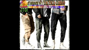 กางเกง กางเกงคาร์โก้ขาจั้มยืด กางเกงยุทธวิธี JT01-2 กางเกงสไตล์เกาหลีหลายกระเป๋านักผจญภัยเดินป่า…ก็เท่ได้เนื้อผ้ายืดหยุ่น