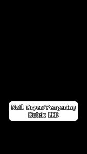 Nail Dryer Pengering Kuku / Alat Keringin Cat Kuku Kutek Gel Bahan ABS / Nail Polish Dryer Art / Lampu Sinar Ultraviolet Smart LED Perawatan Manicure Pedicure Kaki Tangan Kutek Gel Warna Glitter Magnetic Extention Portable Colok Powenbank - GP Mall