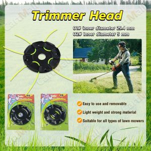 Grass Cutter String Trimmer Head with 4 Nylon Lines Mower Accessories 120mm