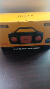 TO-658 Mini  Bluetooth Speaker Colorful LED Lights Large Battery Portable Wireless Sound Box 15W Outdoor Pember Suara BT 5.3 Karaoke Party speakers.