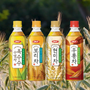 OKF Korea Traditional Fusion Tea Beverage (Corn Silk/Barley/Brown Rice/Oolong) 500ml 한국 전통차 (옥수수수염차/보리차/현미차/우롱차) 500g