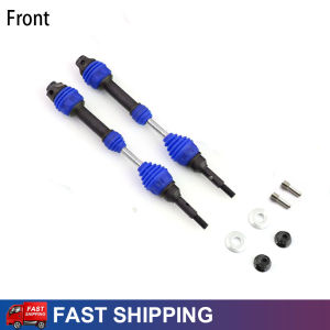 Metal New Front Rear Drive Shaft Steel Driveshaft CVD#6851R#6852R for TRAXXAS Hoss Rustler Slash Stampede VXL 4X4 2wd