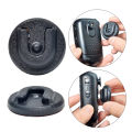CB Microphone Holder,Round Knob Mic Holder Mount, Mobile Radio Mic Holder Clip with Adhesive Back for Portable Two Way Radios. 