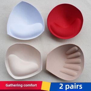 Thickened Breathable Sponge Pad Chest Inserts for Swimwear Sports Bra Underwear Yoga Wrap Womens Internal Clothing