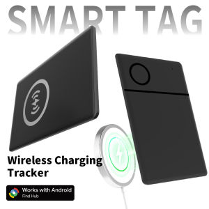 Card-style Long-Distance Tracker Positioning Far Away Finder for Android Google Find Hub Voice Smart Tag for Samsung Xiaomi GMS