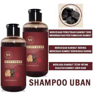 [100%ORIGINAL] SAMPO UBAN YURIZUMI DAN SAMPO BLACK HERBAL NATURAL  POLYGONUM RAMBUT HITAM BERKILAU DENGAN URANG ARING